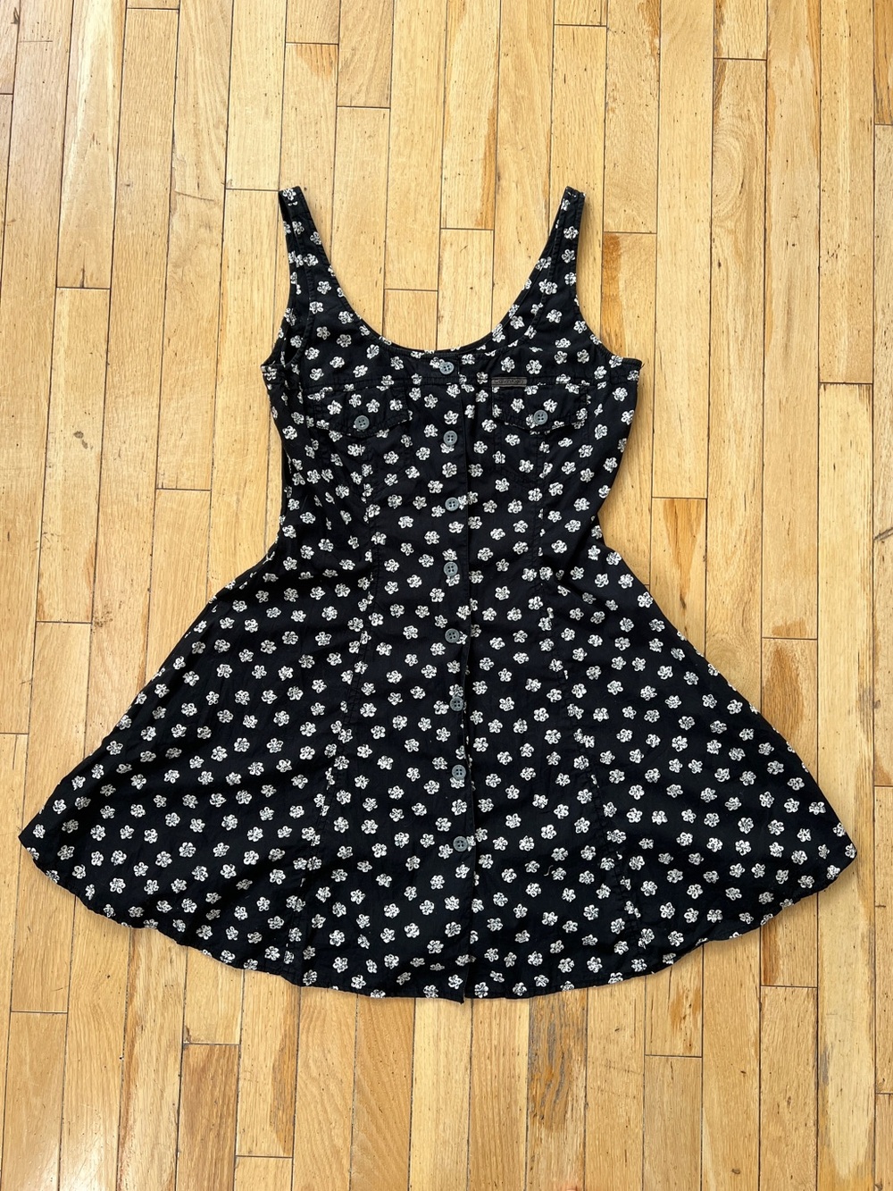 Rare Vintage Y2K Calvin Klein Jeans Floral Cotton Dress